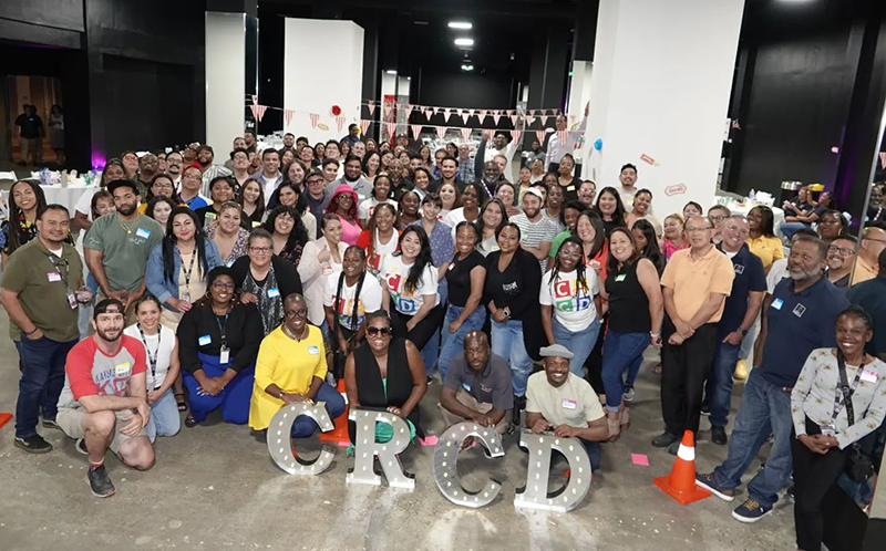 2024 group photo with CRCD staff, partners and participants of their YouthSource, WorkSource and BusinessSource centers