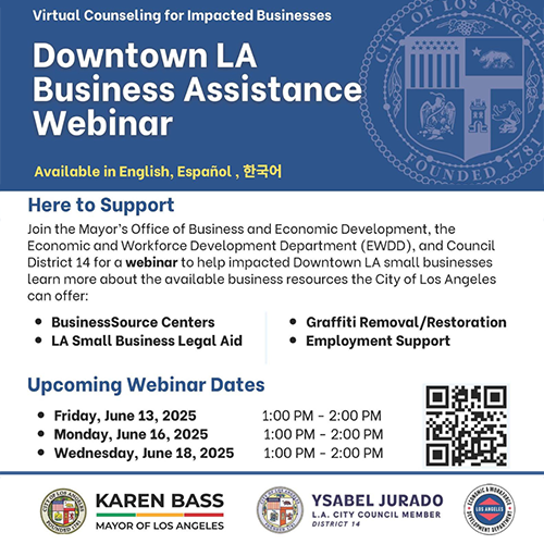 Webinars for Small Businesses Impacted by Ongoing Protests
