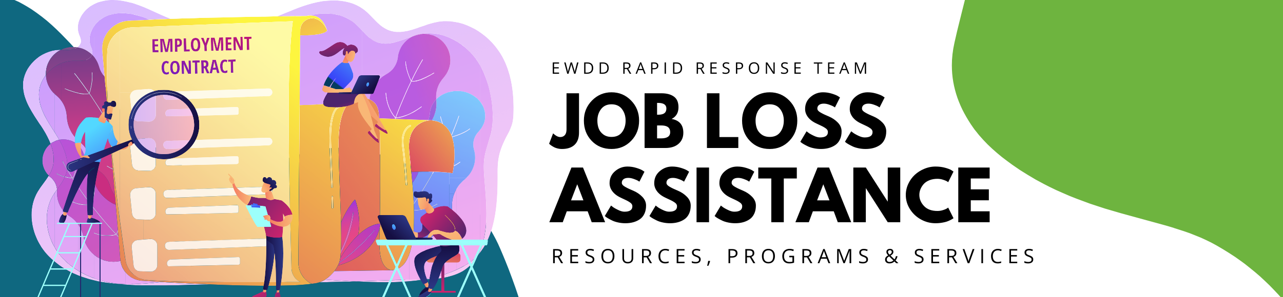 EWDD Rapid Response Team Job Loss Assistance Resources, Programs and Services