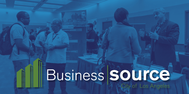 2024 BusinessSource information table at a local resource and job fair