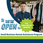 Small Business Rental Assistance Applications Open until May 6