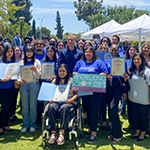 Angeleno Corps program’s first graduating cohort; pictured on June 29, 2022